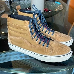 Vans Sk8-Hi MTE Suede and Canvas Tan Size M 7.5/W 9 🤎RARE🤎